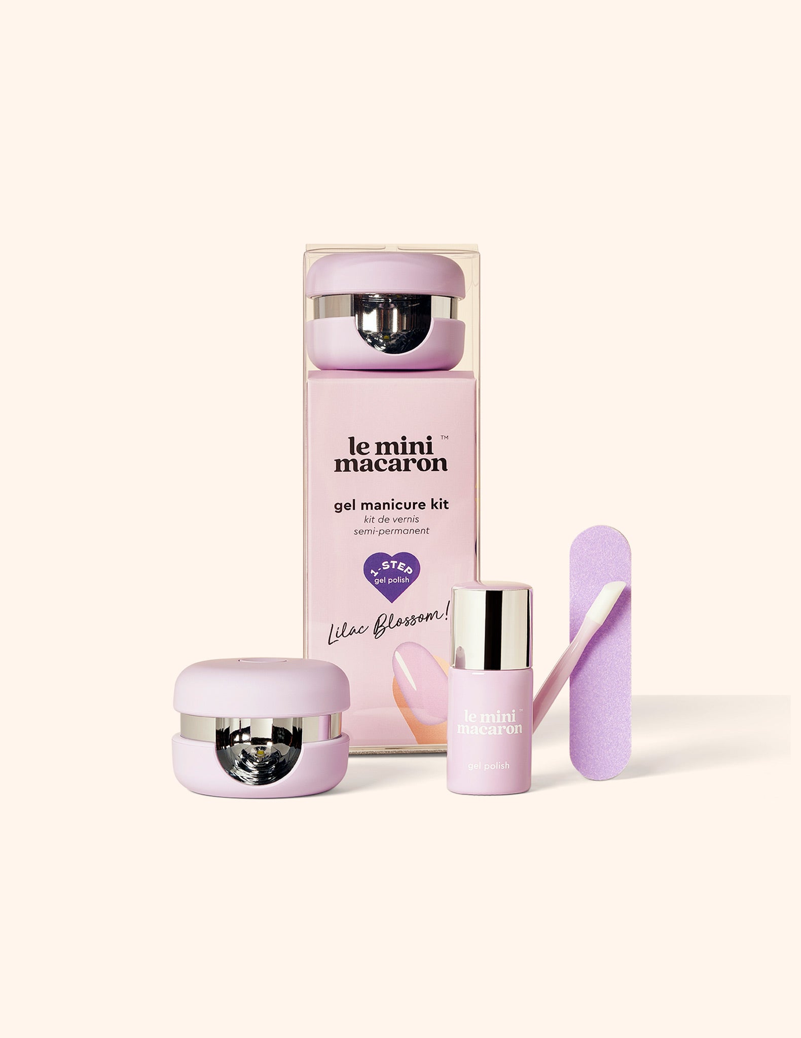 Gel Manicure Kit - Lilac Blossom (7525680382194)